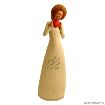 Pike med hjerte  - I made a wish and you came true