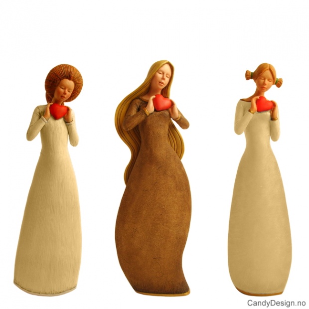 Assorterte Piker med hjerte - uten tekst