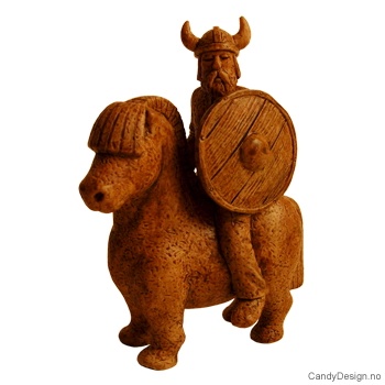 Viking on horseback