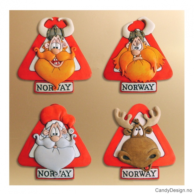 Sign with magnets assorted