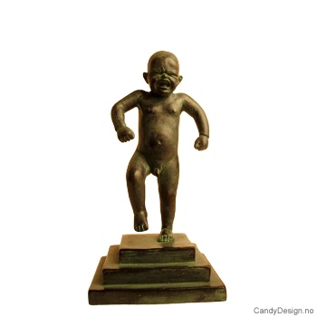 Sinnataggen skulptur etter Gustav Vigeland - Medium