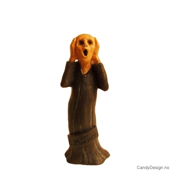Skrik suvenir figur etter Edvard Munch