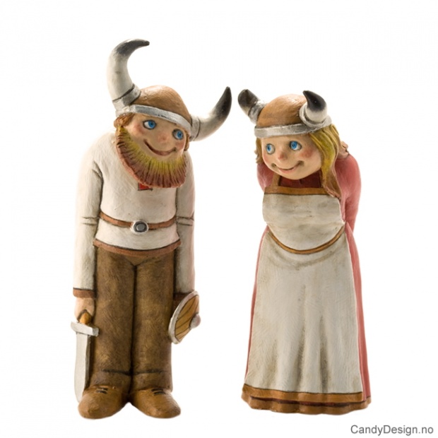 Viking man and woman assortert