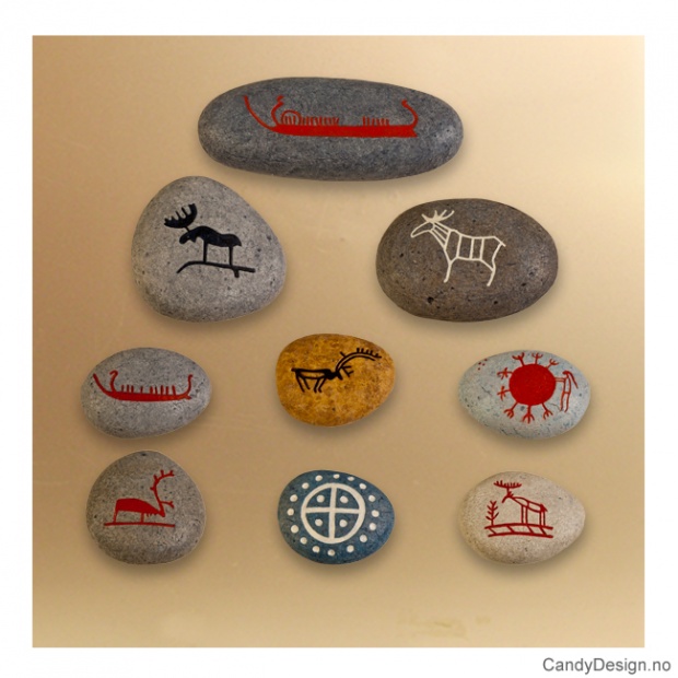 Runestein magnet suvenirer