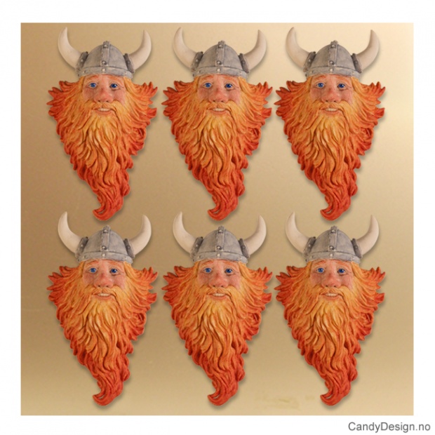 Vikinghead souvenirmagnet