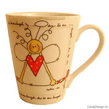 Christmas mug with angel