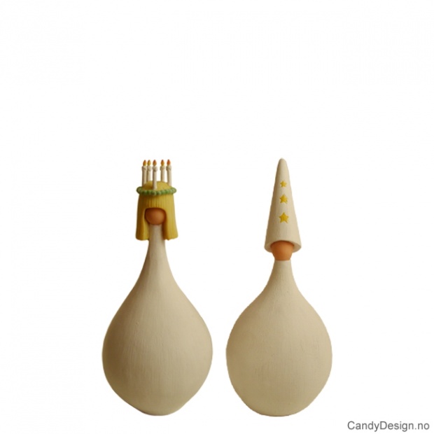 Lucia og stjernegutt figur liten