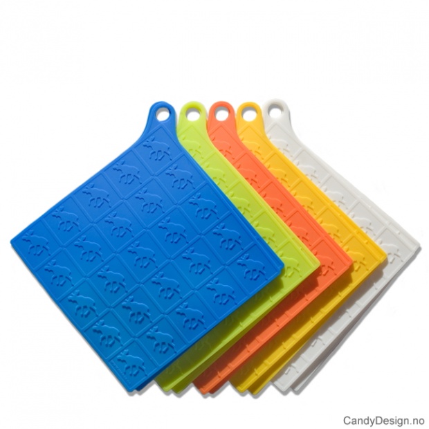 Potholders in silicone with moose