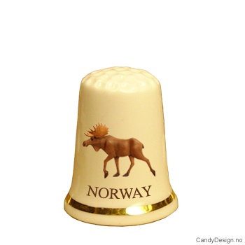 Thimbles with moose motif