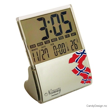 Digitalur bordmodell - Flagg