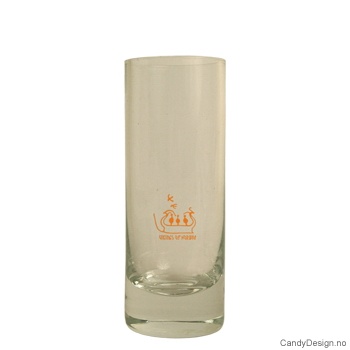 Høyt shotglass - Runde vikingskip