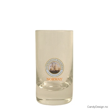 Lavt shotglass - Seilskip