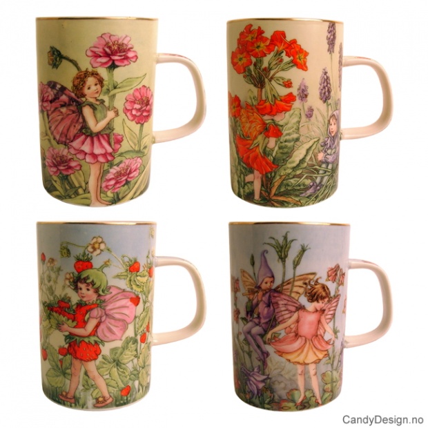 Assorted fairy mugs