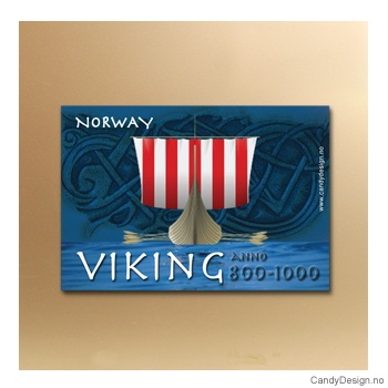 Vikinship metal souvenir magnets