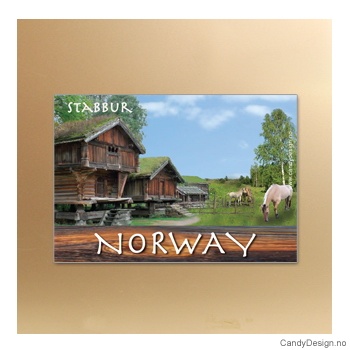 Stabbur relieff suvenir magnet