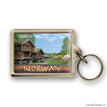Store house souvenir keychain
