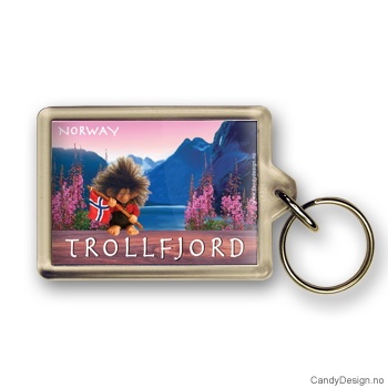 Trollfjord suvenir nøkkelring