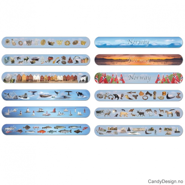 Assorted souvenir nail files