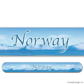 Norske fjell suvenir neglefil