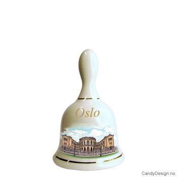 Store suvenir bjeller med Oslo motiv  Stortinget