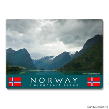 Metallmagneter med Norske naturbilder - Fjord