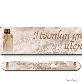 Neglefiler med kvinnefigurer - Hvordan greier folk seg gjennom livet uten en søster som du.