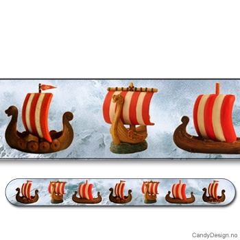 Suvenir neglefil - Vikingskip
