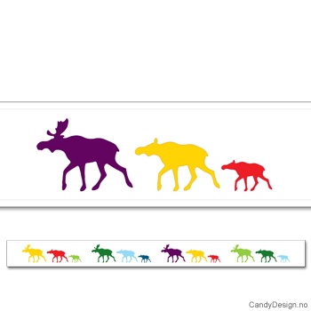 Snaprefleks - Elgfamilie