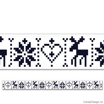 Snaprefleks - Norsk strikke mønster