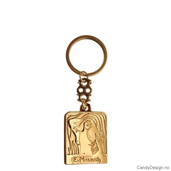 Edvard Munch metall nøkkelringer 12 stk.