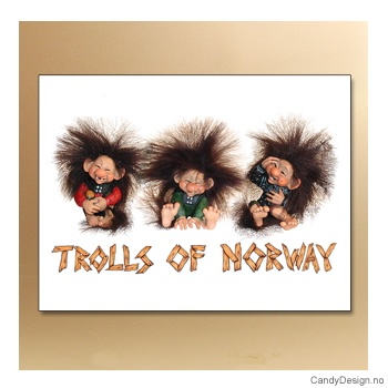 Trolls of Norway metalmagnets