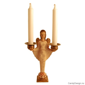 Angel candleholder for two candles - Medium
