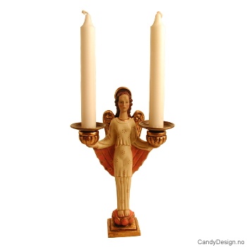 Angel candleholder for two candles - Medium