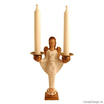 Angel candleholder for two candles - Medium