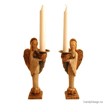 Angel candleholder for one candle - Medium