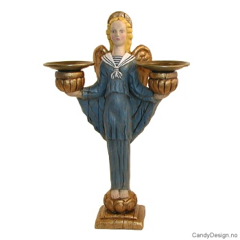 Angel candleholder for two candles - Medium