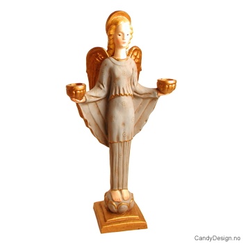 Angel candleholder  Purple